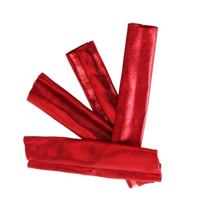 Vaguelly Universal RC Car Suspension Spring Cover Set 4-Piece Dustproof Absorber Covers for 1/8 Scale Off-Road Buggy Truck Racing Sturdy Red Design