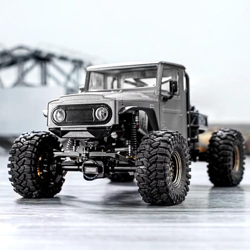 RC Spare Part Compatible with TRX4M for Defender for Bronco Hard Body Shell with Cage for 1/18 RC Crawler Car Upgrade Accessories(Gray) - size: Gray