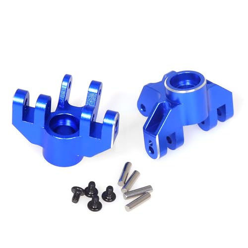 Aluminum Front Steering Cup RC Upgraded Parts for LOSI 1/18 Mini LMT 4X4 Brushed Monster Truck RTR-LOS01026 RC Car, Blue - color: Blue Front Steering Cup