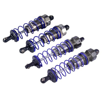 RC Car Parts Compatible with Axial for HPI for Hobao for HSP 1/10 RC for Buggy Crawler Parts Shock Absorber 92mm Front 105mm Rear Oil Damper Absorber(Set) - size: Set