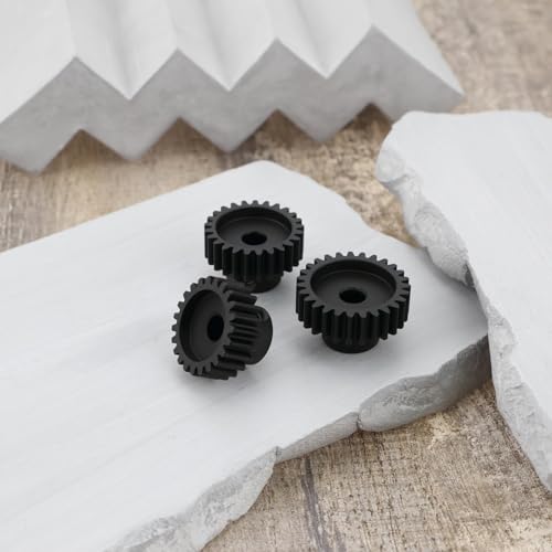 3Pcs RC Pinion Gear 32P 5mm Mod 0.8 Pinion Gear Set 23T 25T 27T 40CRO Chrome Steel Pinion Motor Gear Suitable for 32 Pitch RC Car Truck Spur Gear