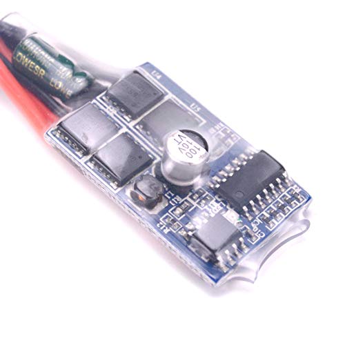 YoungRC RC 30a Brushed ESC Motor Speed Controller for 1/16 18 24 Car and Boat Tank W/o Brake(Pack of 2 Pcs)