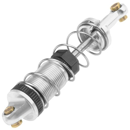 4Pack ShareGoo RC Car Shock Absorbers Metal Shocks Damper Compatible with MJX Hyper Go 16207 16208 16209 16210 H16BM H16GT H16DR 1/16 RC Car Upgrades Part (Silver) - color: Silver