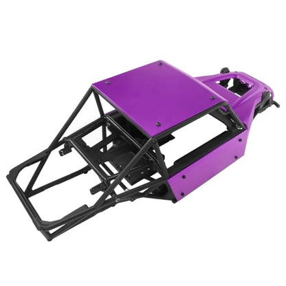 Aluminum Body Panels Kit for Vanquish H10 Optic Sparco H10 Optic Yokohama RTR 1/10 RC Crawler Upgrade Parts (Purple) - color: Purple