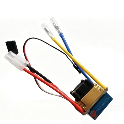 480A Three Mode Brushed Speed Controller ESC Regler for 1/10 1/8 Touring car,Buggy,Short Course Truck,Monster,truggy,rovk Crawler and Tank, Boat(Tamiya Plug)
