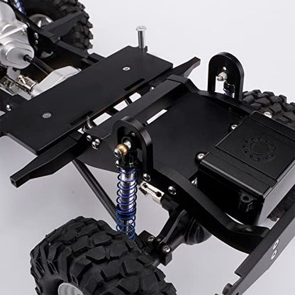 2pcs Aluminum Front/Rear Shock Tower Hoops Bracket Mount for 1/10 RC CAR RC4WD Gelande II Chassis (Rear Shock Hoops) - style: Rear Shock Hoops