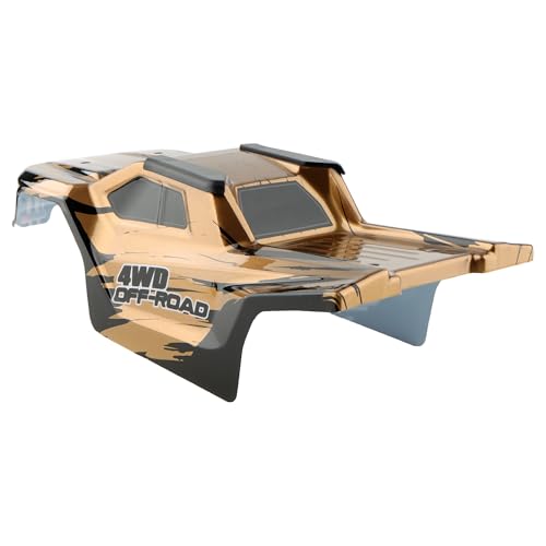 H14BM RC Car Car Shell Body Shell Cover 1430D2 Accessories Spare Parts for 1/14 Scale H14BM 14210 JC14EP HP141 HP141S 1:14 Brushless RC Trucks Vehicle (Gold) - color: Gold
