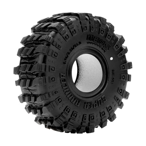 MEUS RACING 1.0 Tires - MS6 Super Bouncer Crawler Tires for TRX4M SCX24 FCX24 AX24 1/24 1/18 RC Crawler, 0.94/2.52/R1.0, #M1001 - size: M1001