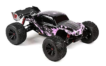 SummitLink Custom Body Compatible for 1/10 1/8 Scale RC Car or Truck (Truck not Included) (Muddy Pink Over Black) - style: Muddy Pink Over Black