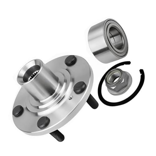 Detroit Axle - Front 2pc Wheel Bearing Hub Kit for 07-10 Ford Edge | Lincoln MKX, Wheel Bearing & Hub Driver Side CV Axle 2007 2008 2009 2010 Replacement - size: 2WX42302/Pair