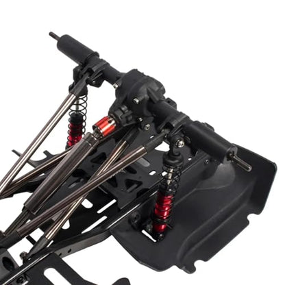 for Wrangler Body 1/10 RC Crawler 313mm Wheelbase Metal for Chassis Frame with Planetary Gear 2 Speed Transmission Fender Flares Set RC Parts(Chassis Set) - size: Chassis Set