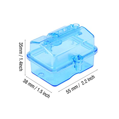 GOTOTOP Receiving Box,RC Plastic Receiver Protector for Huanqi727 / Slash RC Car Remote Control ESC Accessory,1.5 x 2.2 x 1.4inch