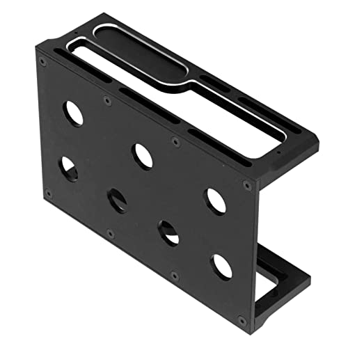 RC Car Work Stand Wear Aluminum Alloy RC Car Repair Workstation for 1/8 for 1/10 RC Truck Scales (Black) 1/10 Rc Car Stand