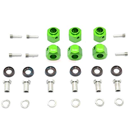 GPM Aluminum Hex Adapters 9Mm Thick-30Pc Set for TRAXXAS TRX-6 Mercedes-Benz G-63 Mag 6X6-88096-4