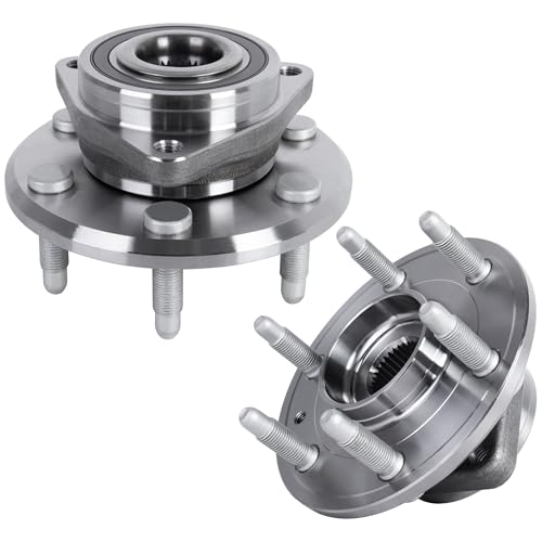 513277 Front/Rear Wheel Bearing Hub Assembly ABS 6 Lugs 1 Pack | Fits 2008-2017 Buick Enclave, 2007-2010 Saturn Outlook, OEM Front & Rear Wheel Hub Bearing Assembly with ABS Sensor - size: 513277/2PCS