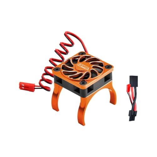 GPM 6061-T6 Alloy High Speed Cooling Fan 18000 RPM Compatible with 36Mm Motor for Mini Xrt Vxl 3S-108076-1 (Orange) - color: Orange