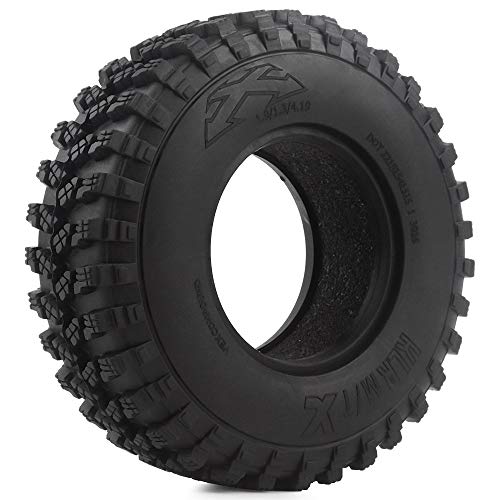 INJORA RC Tires 1.9inch 4Pcs RC Rubber Tyre Set Wheel Tires for 1:10 RC Crawler Axial SCX10 SCX10 III AXI03007 D90 TF2 MST Tamiya - size: 105mm