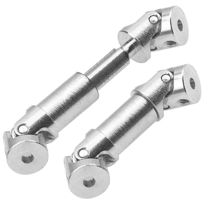 2Pcs Vgoohobby 2mm 3mm 4mm Metal RC Drive Shaft CVD Driveshaft Compatible with WLtoys Axial MN Model WPL Tamiya 1/24 1/18 1/16 1/14 1/12 RC Military Crawler Car Tractor Truck (30-36mm 2-2) - color: 30-36mm 2-2