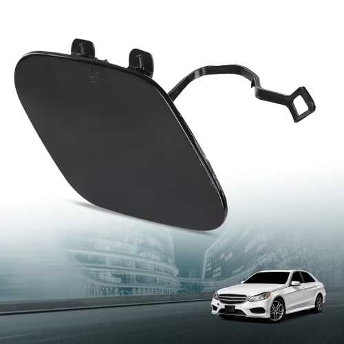 LQI Front Bumper Tow Hook Cover Cap Fit Benz E550 E400 E350 2014-2016 | Fit Benz E250 4Matic Hybrid 2014-2016 A2128852422 - size: Front | Fit Benz W212 E-Class AMG 2014-2016