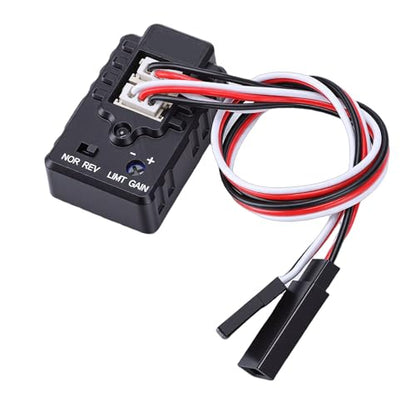 RC Gyroscope, 2 Axle Drift Gyroscope for Remote Control Racing Cars with ABS Construction, Sensitivity Adjustment