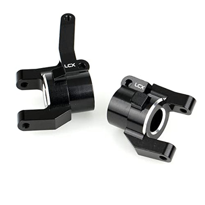 LCX Racing 1/6 RC Crawler Car CNC Aluminum AR90 Front Axle Steering Knuckle Carriers L/R C Hubs for Axial SCX6 AXI05000, Upgrades Parts Accessories