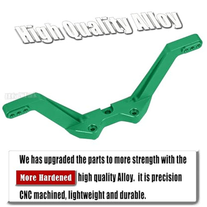 Aluminum Front Shock Vertical Relocator Upgrade for 1/10 Drag Slash 1967/Chevrolet C10/Slash 2wd lcg, RC Shock Bracket, Green - color: Green - (Shock Relocator)