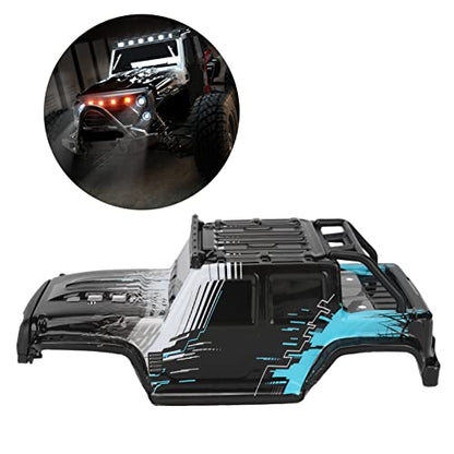 RC Car Body Shell, RC Car Body Parts, 4WD Car Shell Kit for SCY 16103PRO 1/16 RC Car (Blue) - color: Blue