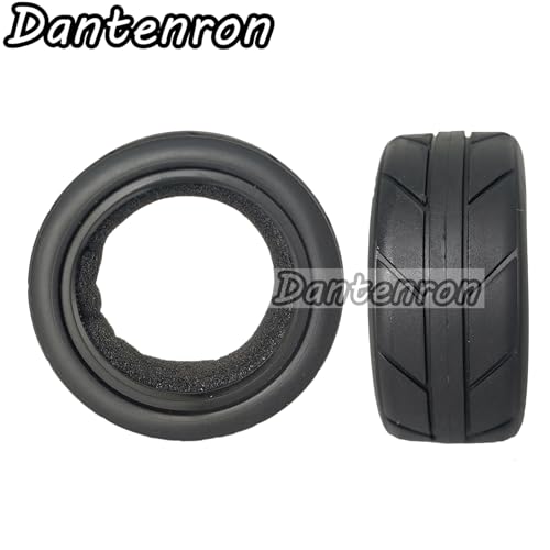 1/10 On Road Tires RC Soft Rubber Street Touring Tyres OD 65mm For 1:10 Rally Racing Drift Car Tamiya TT01 TT02 XV01 TA06 A959 PTG2 HPI KYOSHO HSP PTG2 Traxxas RC On-Road Wheels Rims 4PCS