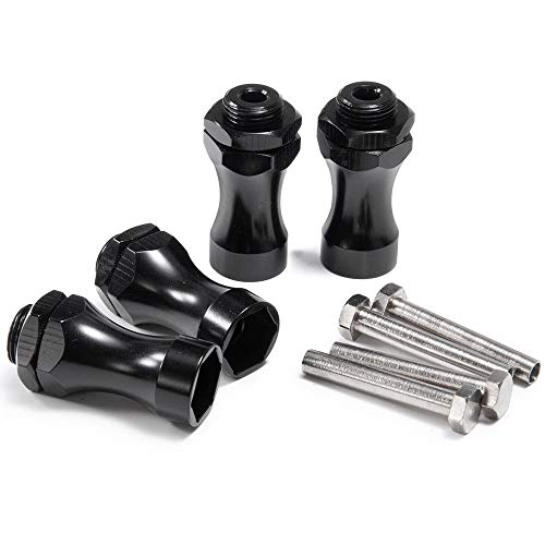 4Pcs 12mm to 17mm Wheel Hex Hub Adapter Conversion Extension for 1/10 1/8 RC Car