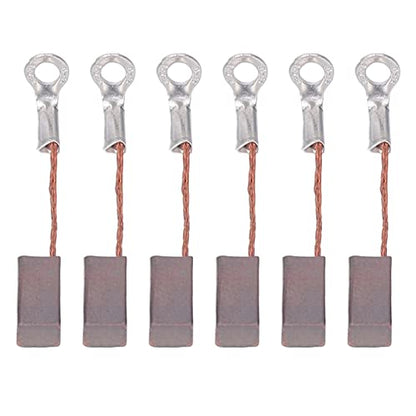 6 Pieces RC Carbon Motor Brush Climbing Car Brush Motor 35mm Replacement Part for 540 550