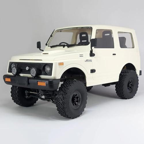 HLSFWDRIVE WPL C74 Jimny RC Rock Crawler RC Truck 4x4 Off Road | Remote Control Crawler All Terrian 370 Brushed Motor Full Proportional Leaf Spring Chassis Hobby Grade