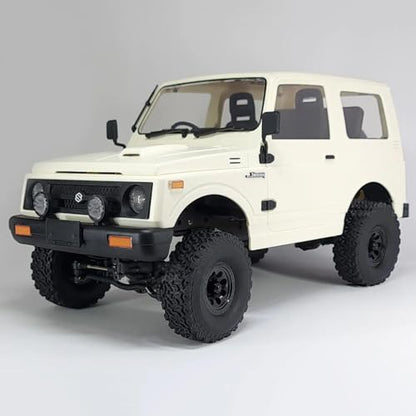 HLSFWDRIVE WPL C74 Jimny RC Rock Crawler RC Truck 4x4 Off Road | Remote Control Crawler All Terrian 370 Brushed Motor Full Proportional Leaf Spring Chassis Hobby Grade