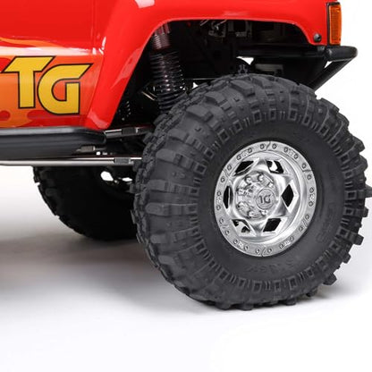 Axial SCX10 III 1987 Toyota SR5 4X4 RC Truck 1/10, RTR, Red | Brushed Rock Crawler, AXI-2062T2, Lipo Battery and Charger Not Included - color: Red