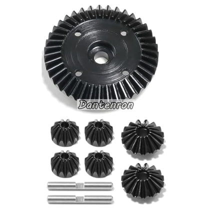 RC TT-02 Steel Differential Drive Gear Set Kit Upgraded Parts Compatible with Tamiya TT02 TT02B XV02 1/10 On Road Touring Rally Racing Drift Car Upgrade Parts