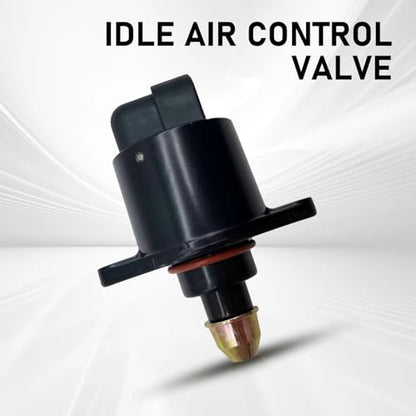 1 PC Car Idle Control Valve, Throttle Stepper Motor for Stable Engine Operation, Replacement of OEM #90380 10526 90325864 Accessories, Compatible with King Kong Idle Motor Idle Speed (Black)