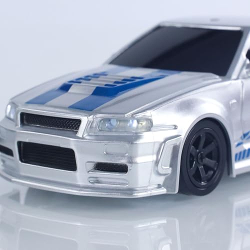 TOUCAN RC HOBBY 1/43 RC Racing Car R34 Radio Controlled High Speed Drift Vehicle 4WD RTR Mini Car 2.4G Radio Battery Gifts for for Ages 14+ - color: 4304a