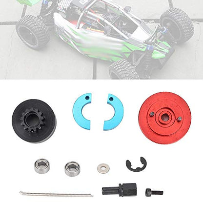 RC Nitro Engine Clutch Set 13T Speed Variator Bell Springs Metalmaterial Blue Red 1:10 Car Buggy Truck Short Course Crawler (Red)