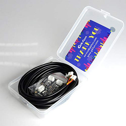 1M DS18B20 Waterproof Digital Temperature Sensor with Adapter Module for Arduino (Pack of 3 Sets) EK1183