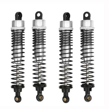 New 4pcs 68mm/98mm /108mm Aluminum Shocks Absorbers Damper for HSP HPI 1/10 Scale RC Car On-Road Monster Truck Off Road Buggy(Silver 108mm) - color: Silver 108mm
