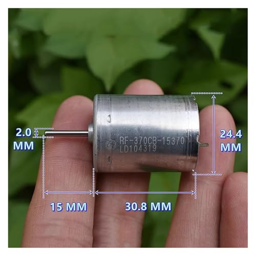 1pcs RF-370CB-15370 Mini 370 Motor DC 12V 18V 24V 11000RPM Micro 24mm Electric for Office Device Pump Car Parts