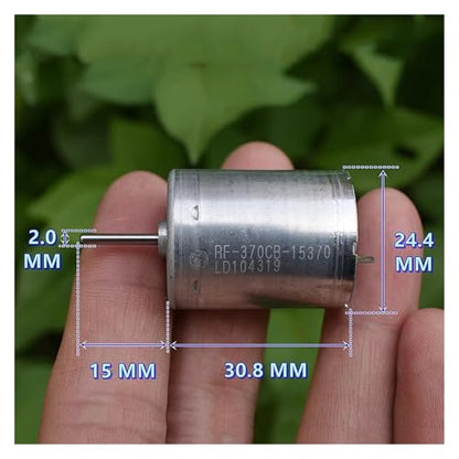 1pcs RF-370CB-15370 Mini 370 Motor DC 12V 18V 24V 11000RPM Micro 24mm Electric for Office Device Pump Car Parts