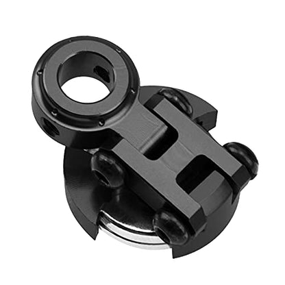 ShareGoo 4Pack Metal Magnetic Stealth Invisible Body Post Mount Upgrade Parts Compatible with Axial SCX10 HSP Redcat D90 1/10 RC Crawler Drift Car Truck (Black) - color: Black