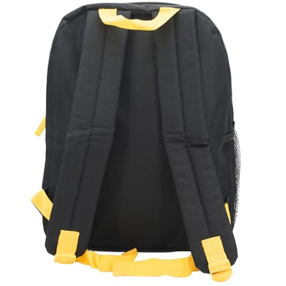 AI ACCESSORY INNOVATIONS Batman Kids Backpack, Dark Knight Superhero 15" School Bag for Boys, Black - color: Batman