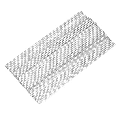 MECCANIXITY 40pcs 2mmx120mm Toys Shaft Round Rod Axles Drive Shaft for DIY RC Car Truck Boat Helicopter Model Part, Silver - size: 2mmx120mm
