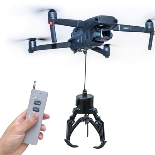 Drone Airdrop Mechanical Claw for DJI Mini Air Mavic Drones | Tool-free fast installation,DJI Mini4/Mini3/Mini2/Air3/Air2/Air2S/Mavic Series Payload Release Device - color: airdrop claw