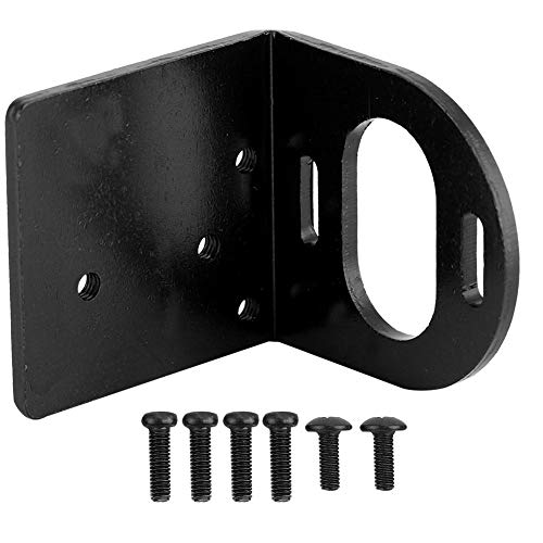 RC Motor Mount, Durable Metal Construction for 540 3660 3650 Motors Heavy Duty Base for RC Cars Trucks Buggies Hobbyists DIY Projects (Black)
