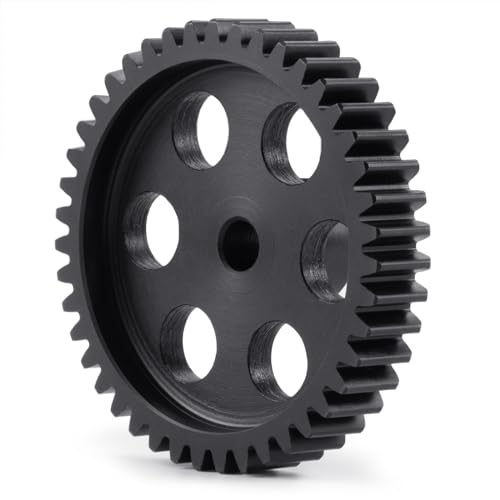 Steel M1 Pinion Gear 43T 5mm Shaft Motor Gears for 1/8 1/10 RC Brush | Brushless Motor Electric Car/Truck Part - size: 43T