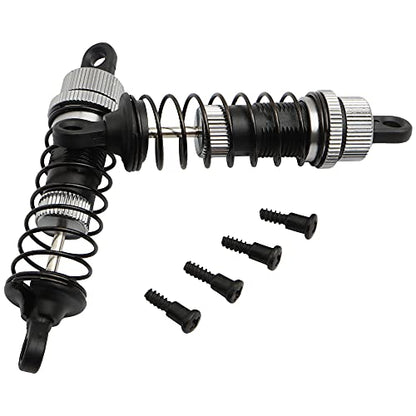 9201E RC Cars Aluminum Alloy Shocks Absorber PX9200-18 Accessories Spare Parts for 1:10 9201E 9203E 9205E 9206E 9200 Trucks 200E 210E RC Cars - color: 2 Pcs Grey