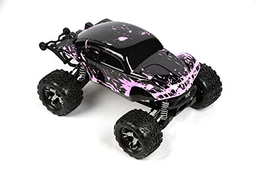 SummitLink Compatible Custom Body Muddy Pink Over Black Replacement for 1/10 Scale RC Car or Truck (Truck not Included) STB-BP-01
