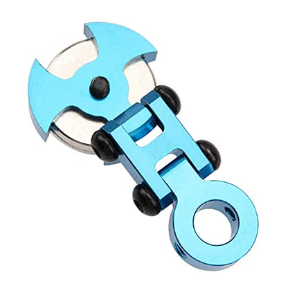 ShareGoo 4Pack Metal Magnetic Stealth Invisible Body Post Mount Upgrade Parts Compatible with Axial SCX10 HSP Redcat D90 1/10 RC Crawler Drift Car Truck (Blue) - color: Blue